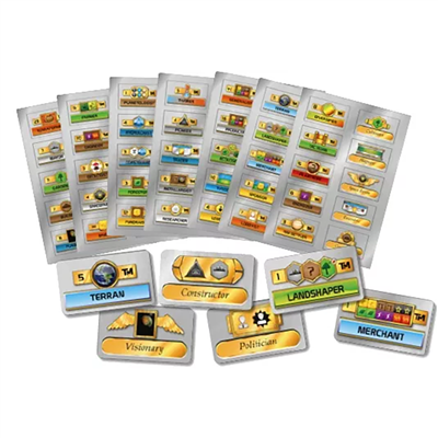 Terraforming Mars: Milestones & Awards (English)